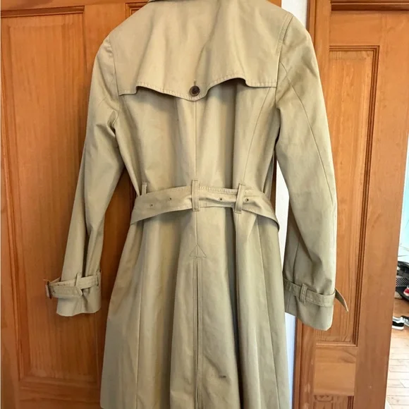 J. Crew Beige Double-Breasted Trench Coat - Picture 2 of 2